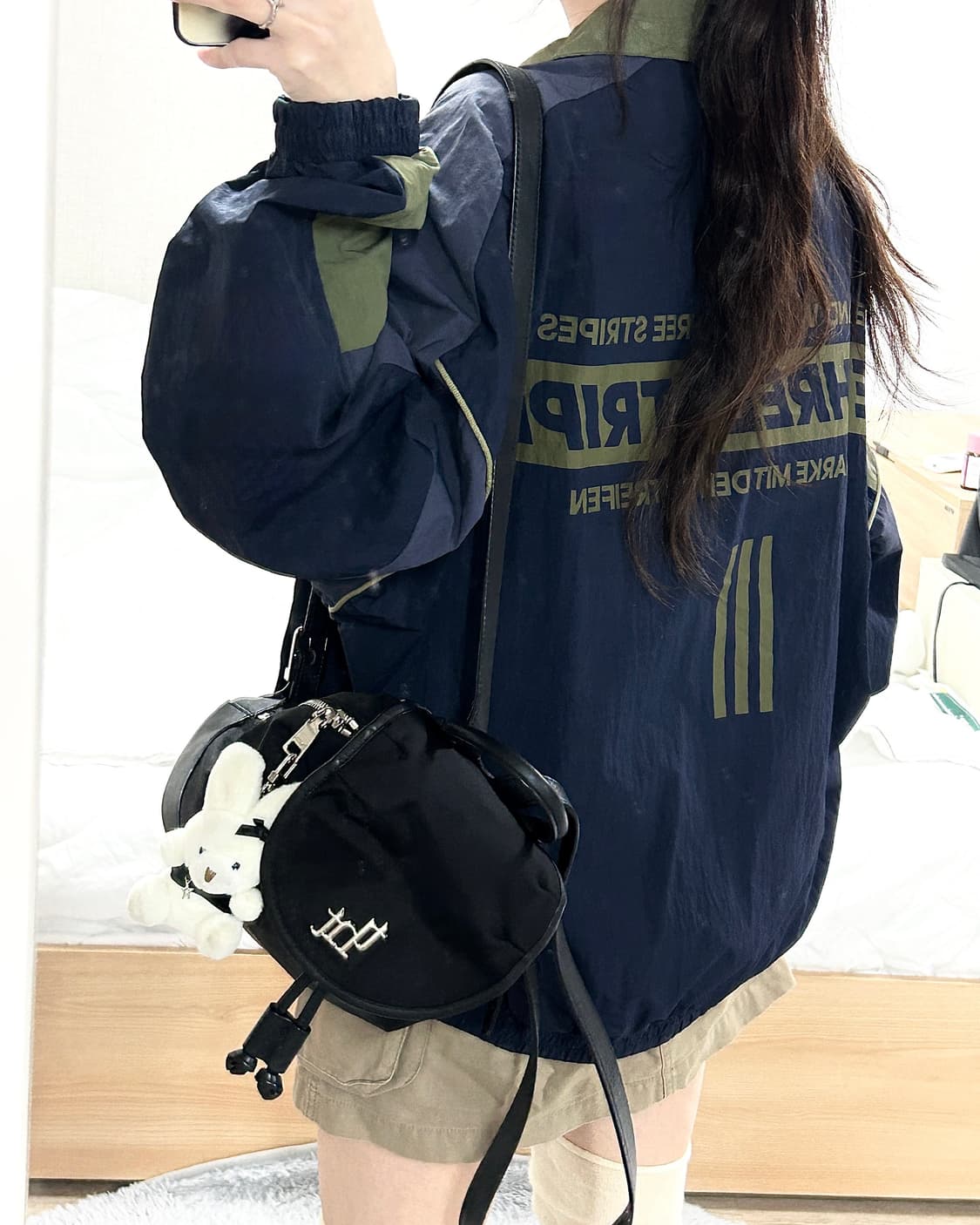 아디다스 배색 투웨이 우븐자켓 상품이미지1