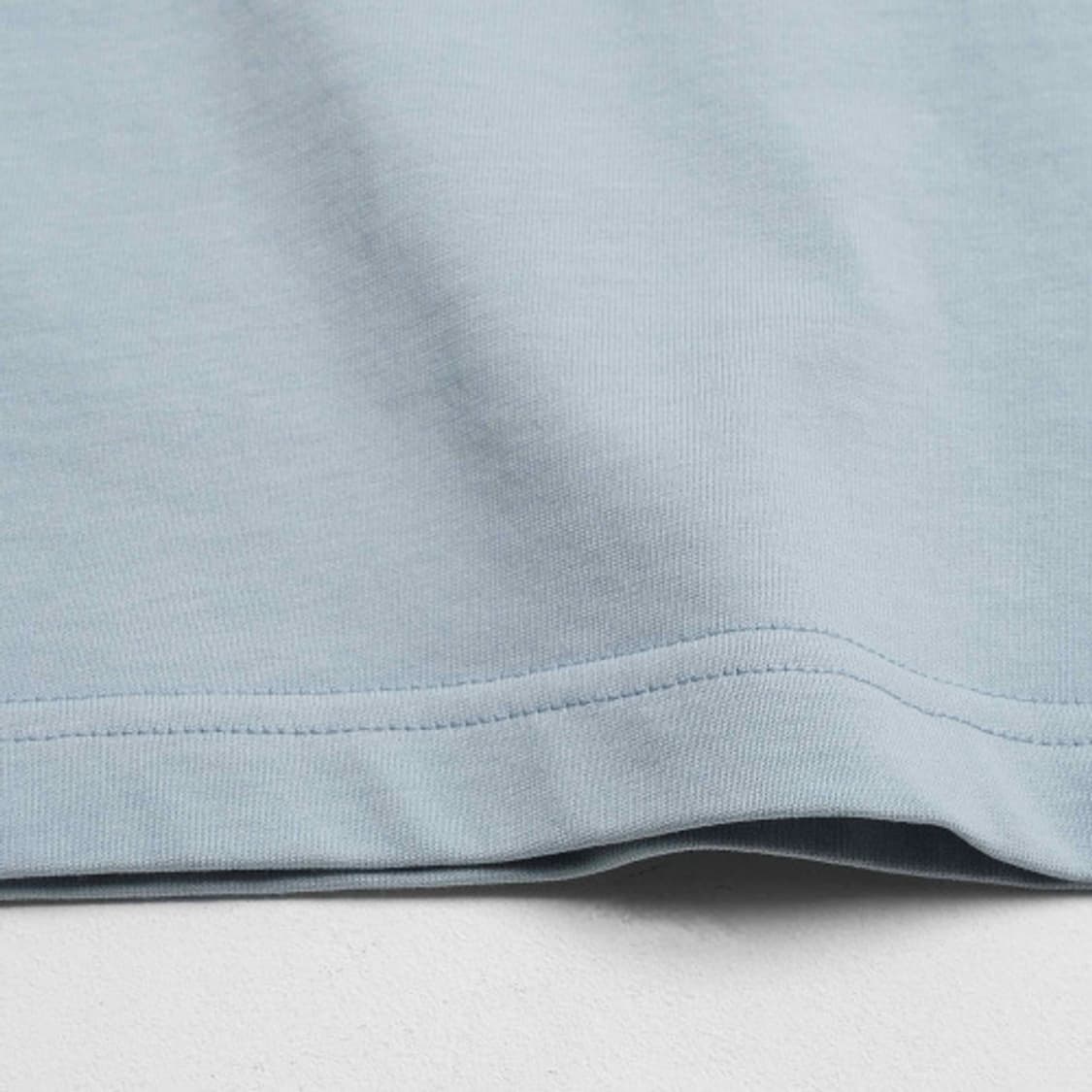 999휴머니티 EVD 로고 하프 티셔츠 (라이트 블루) 상품이미지3