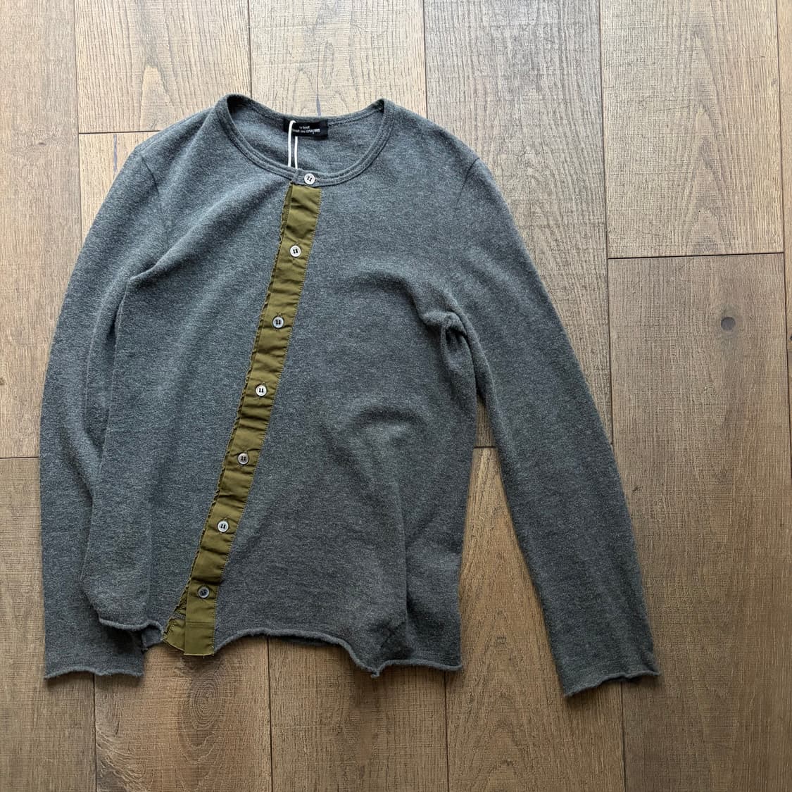 Asymmetry Closing Line Cardigan 상품이미지6