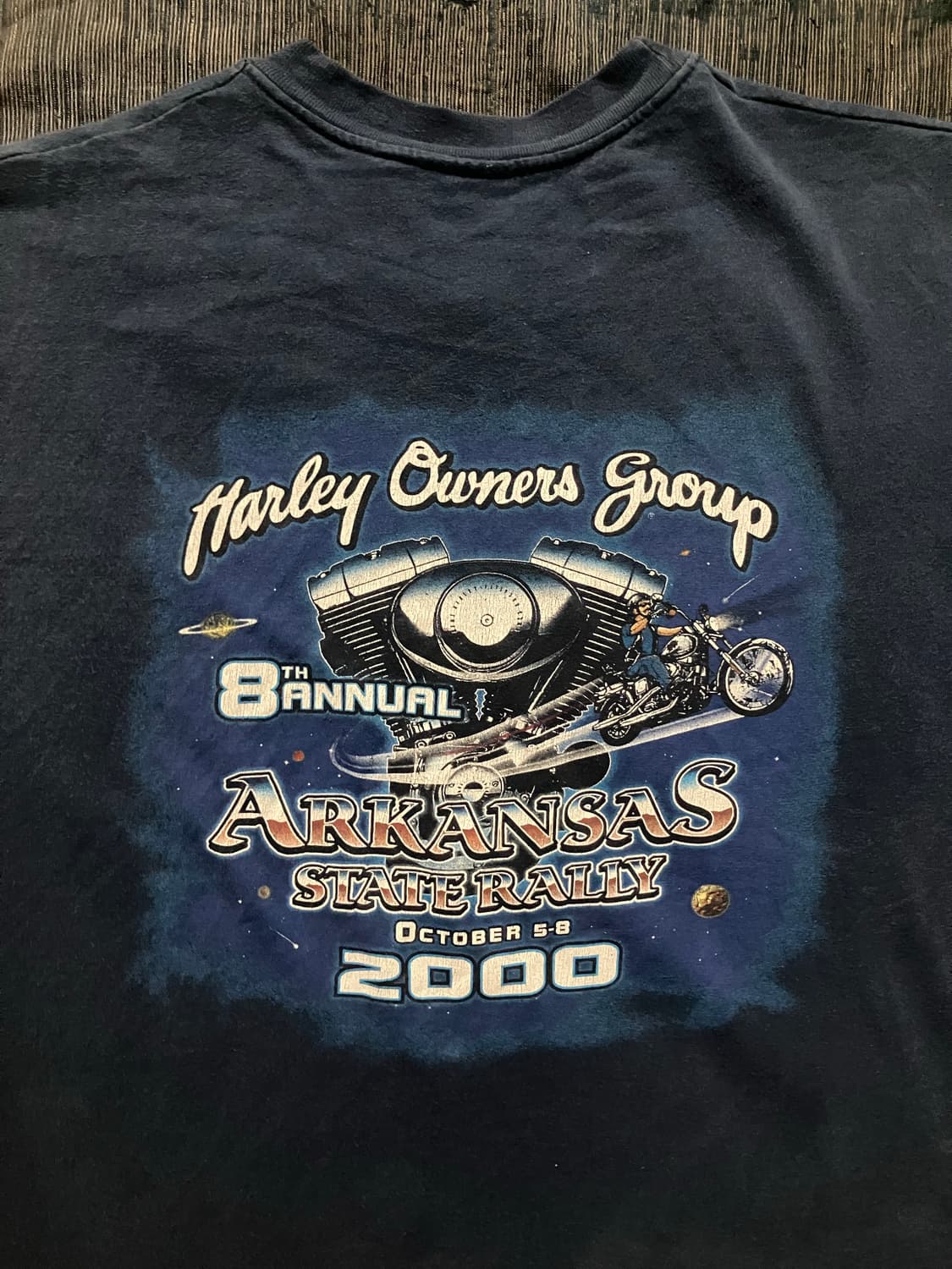00s USA 빈티지 할리 데이비슨 Arkansas 반팔 티셔츠 상품이미지5