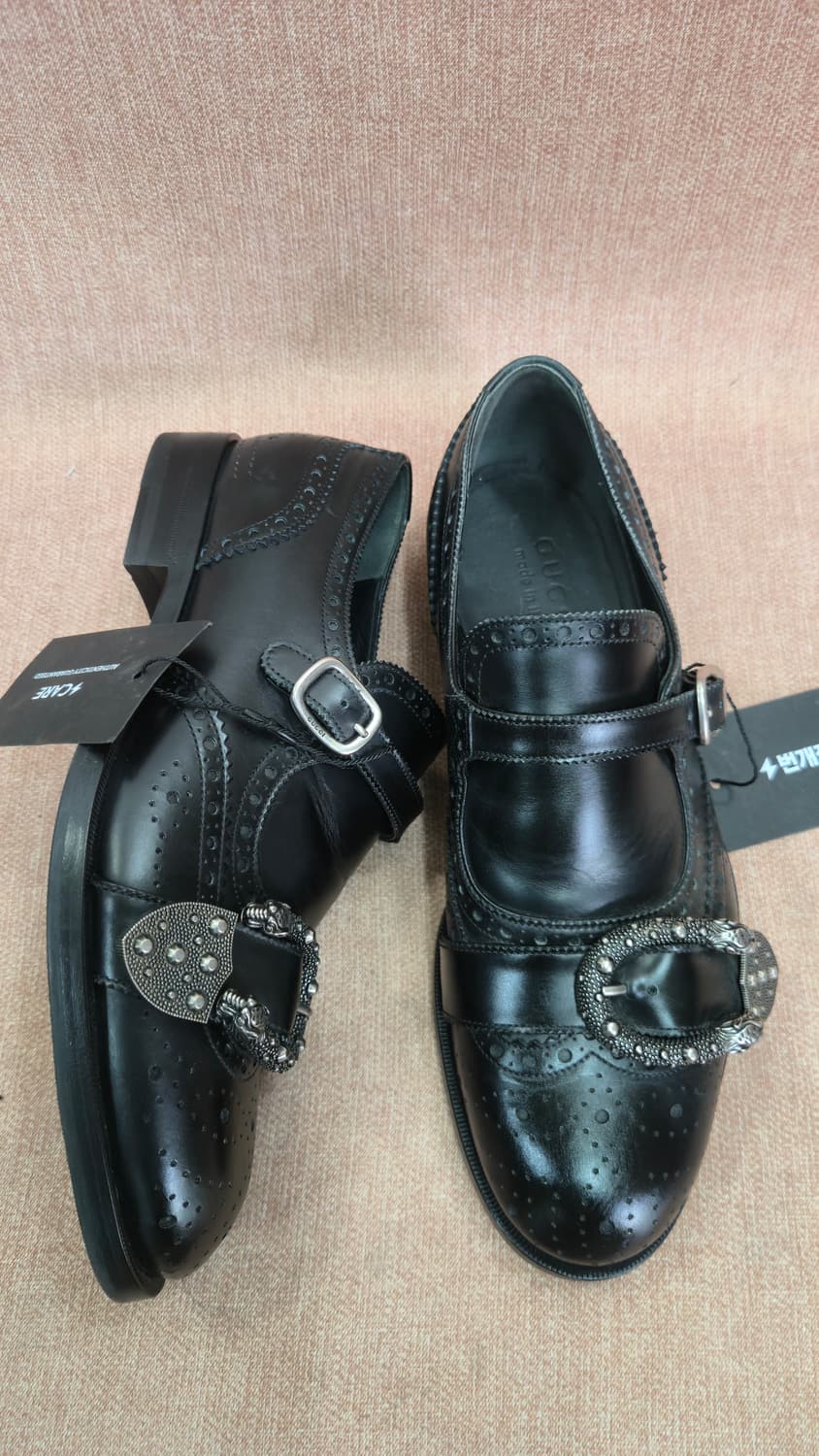 (정품) 구찌 디오니서스 꿀벌 브로그 몽크 스트랩 7사이즈 260~265 상품이미지2