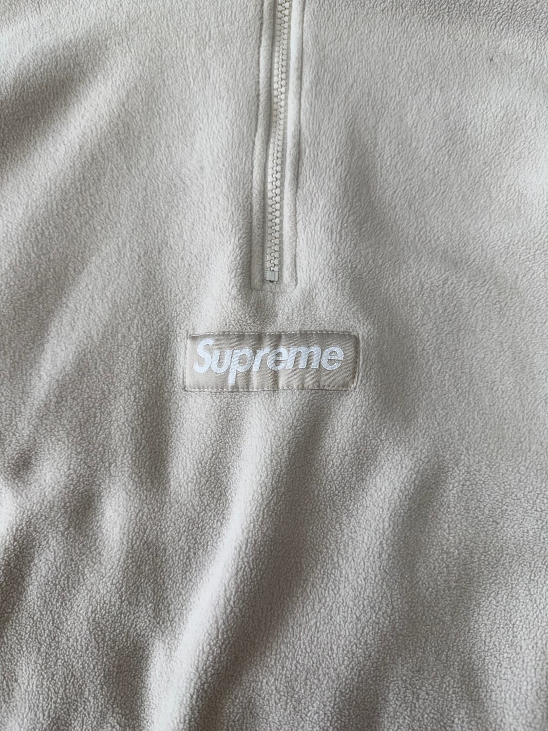 슈프림 폴라텍 페이스마스크 하프 집 풀오버 스톤 - 22FW (L)  상품이미지3