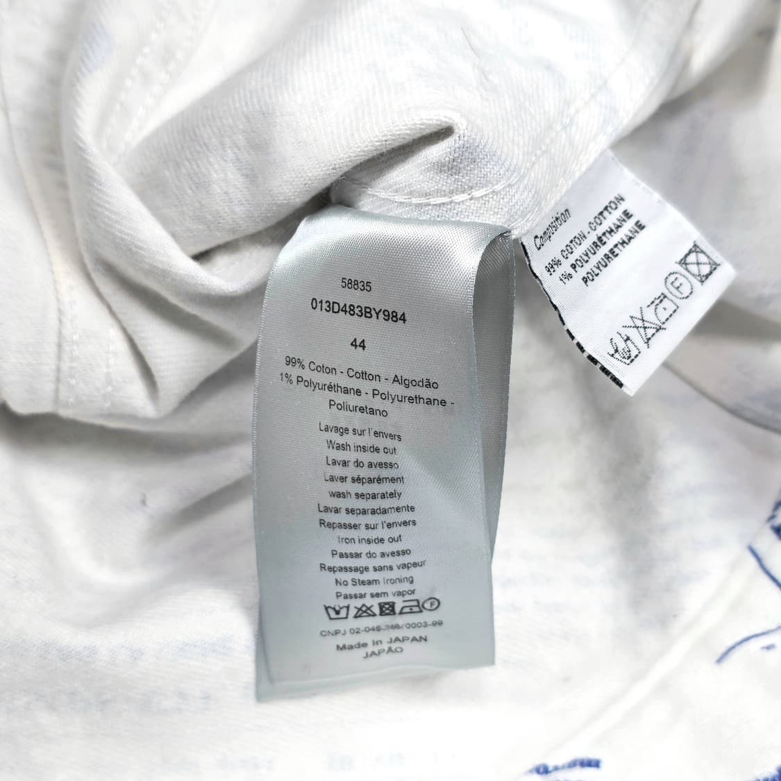 디올 다니엘 아샴 뉴스페이퍼 데님 자켓 상품이미지5