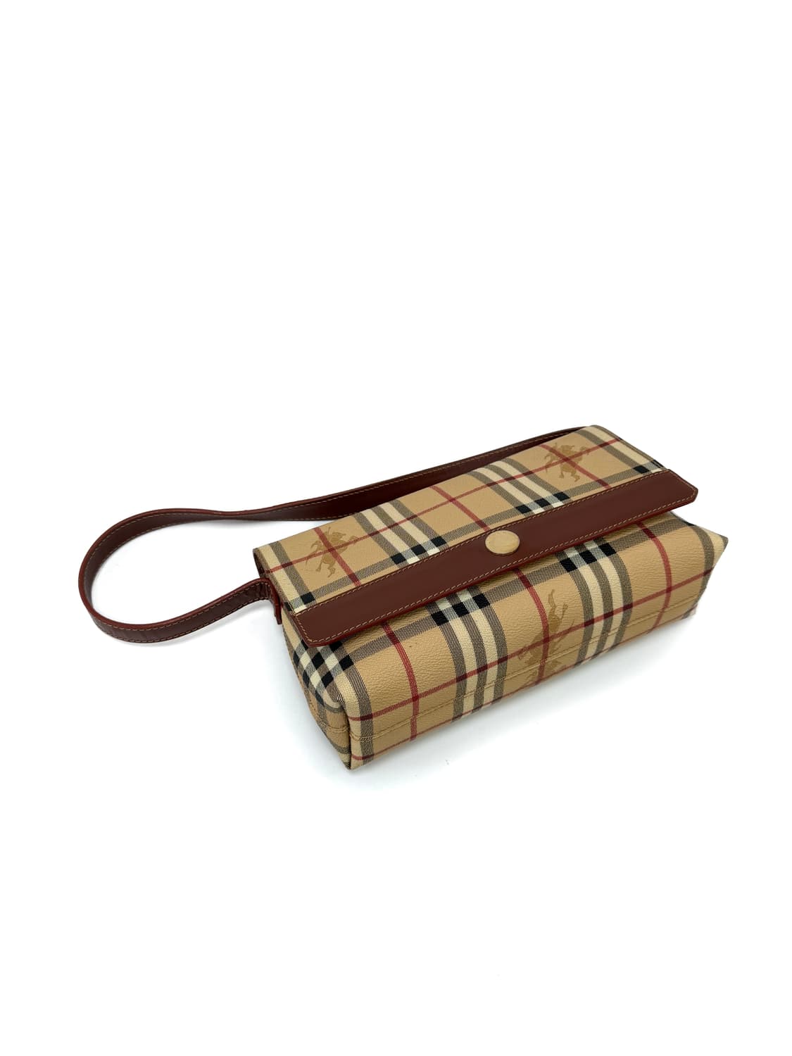 버버리 헤이마켓 체크 이퀘스트리안 플랩 숄더백 상품이미지1