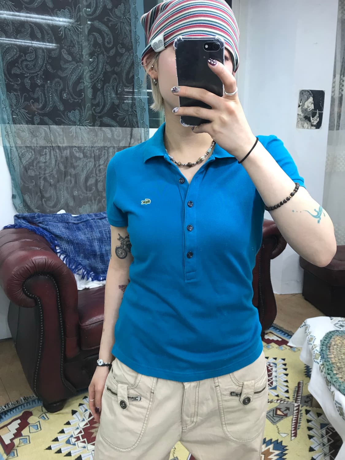 라코스테 여성 반팔 카라티 (Z1041) 상품이미지1