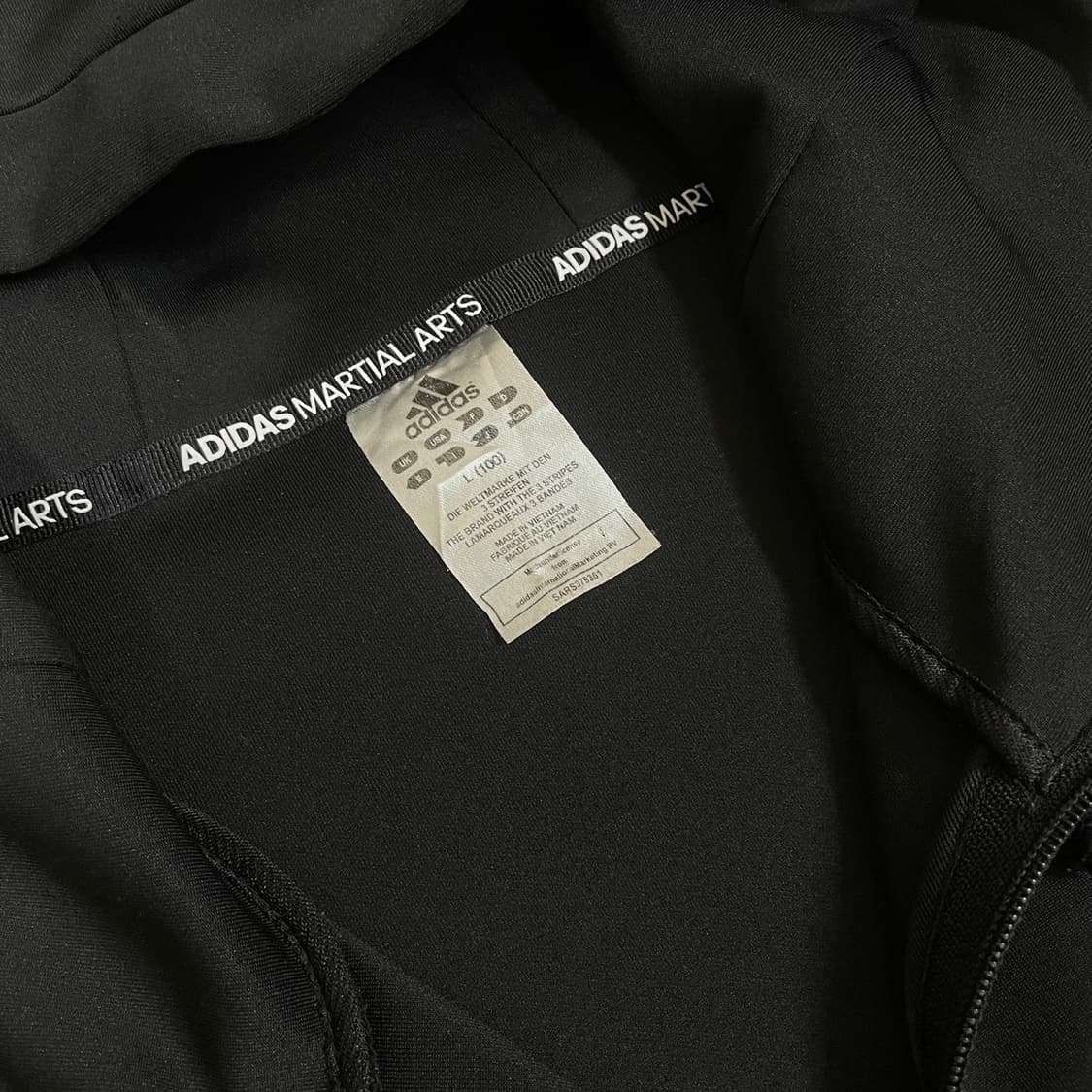 아디다스 adidas 블랙 마샬야츠 후드 져지 트랙자켓 L (100) 상품이미지2