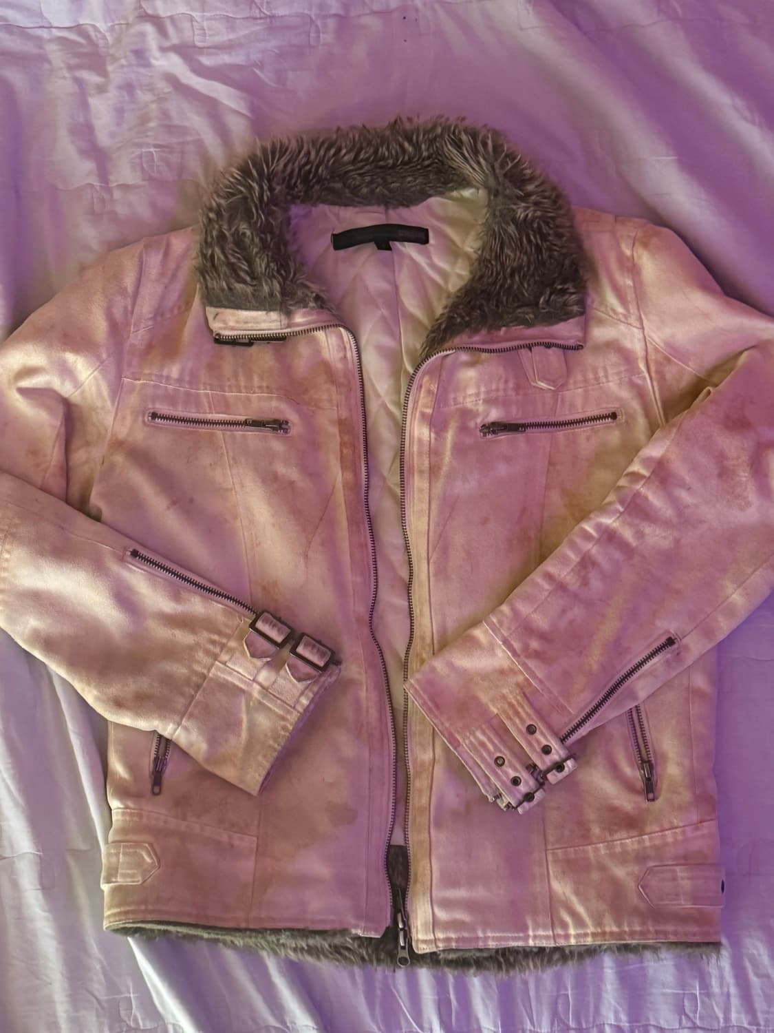 SCHLÜSSEL Ivory bleaching pattern fur 상품이미지2