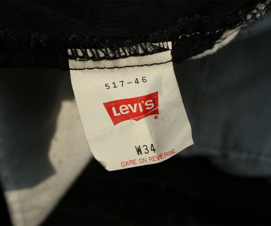90s 리바이스 517 블랙 부츠컷 팬츠  상품이미지8