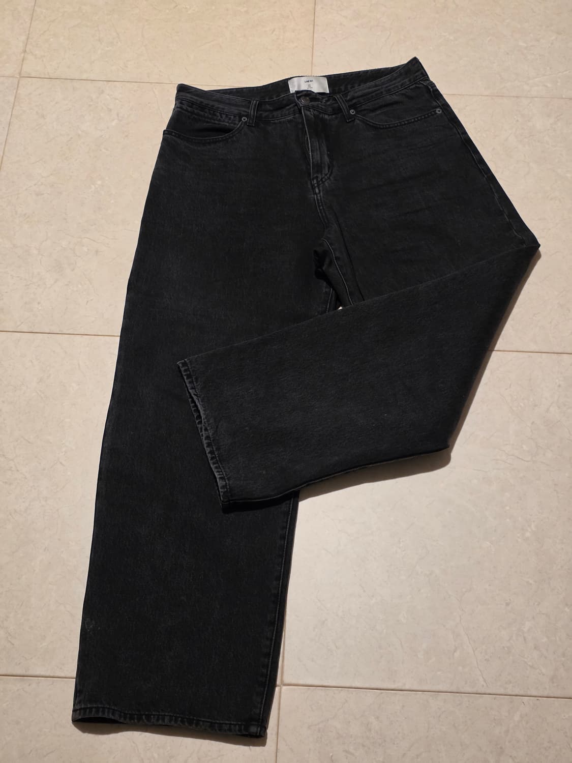 LAB101 블랙 데님 진 상품이미지2