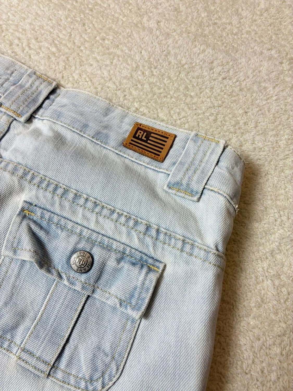 폴로진스 유틸리티 세미 부츠컷 데님 팬츠 PN6514 상품이미지8