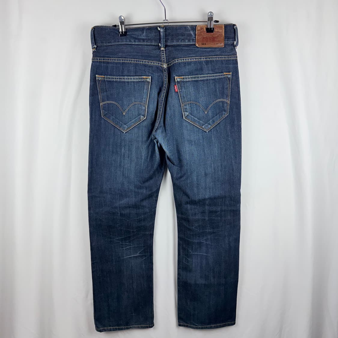 (32/33) 리바이스 523 스트레이트 핏 진청 데님 팬츠 상품이미지3