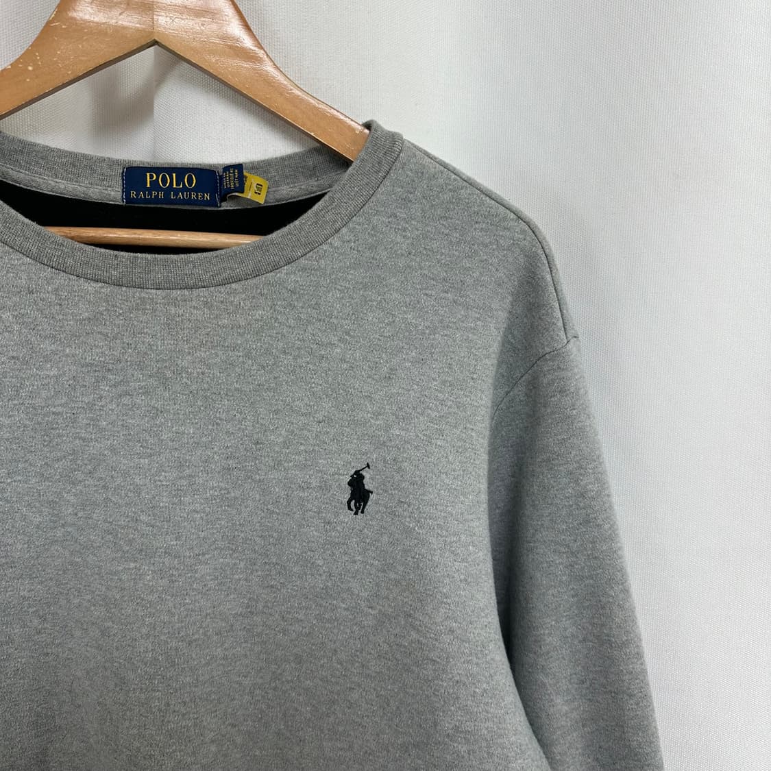   폴로랄프로렌 남자 기모 맨투맨 티셔츠 그레이 XL OI 상품이미지2
