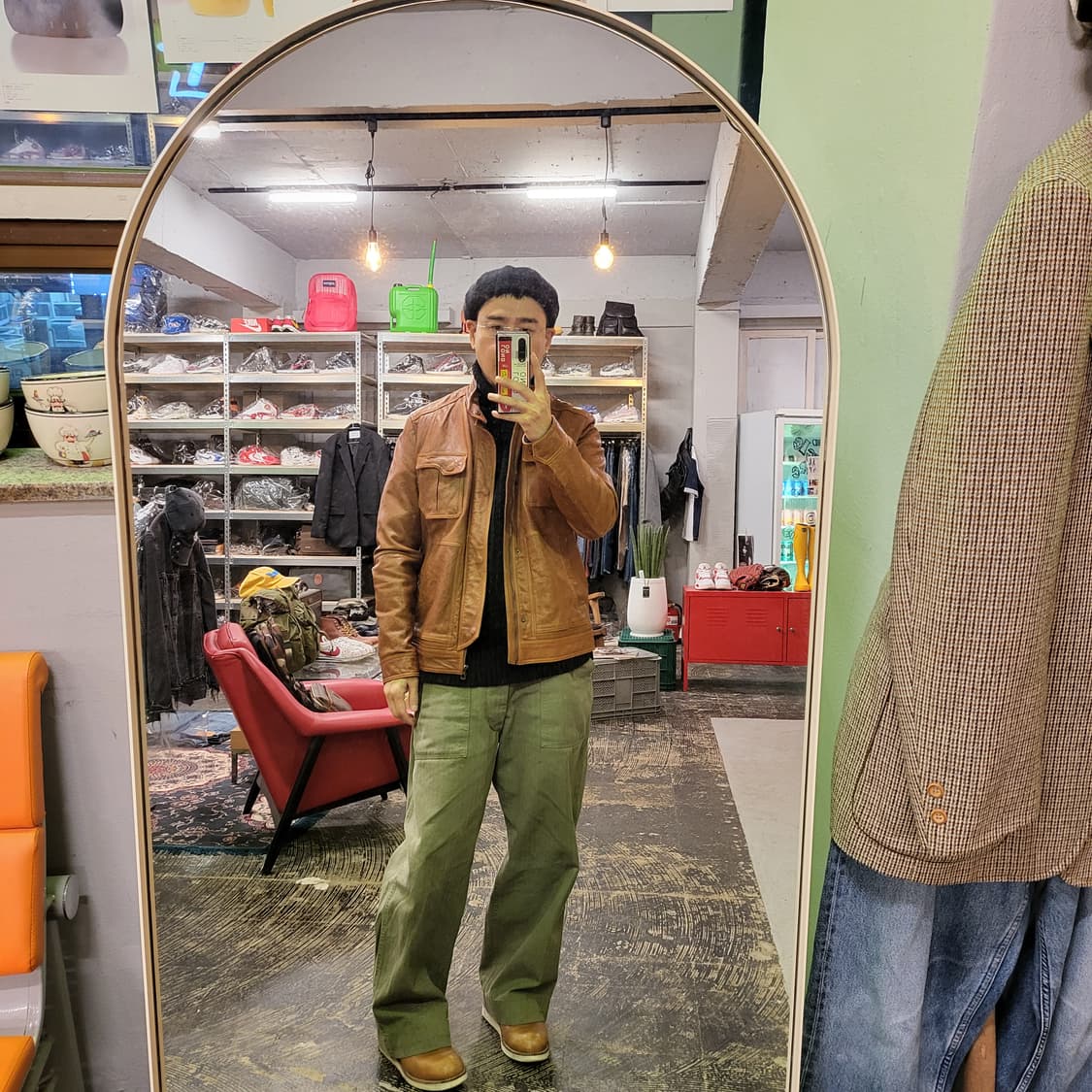 GGIO2 레더 바이커 자켓 (105) 상품이미지3