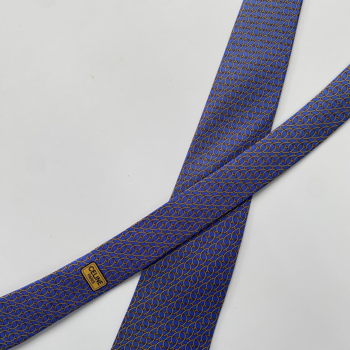 셀린느(celine) 심플로고 명품 정품 넥타이 상품이미지3