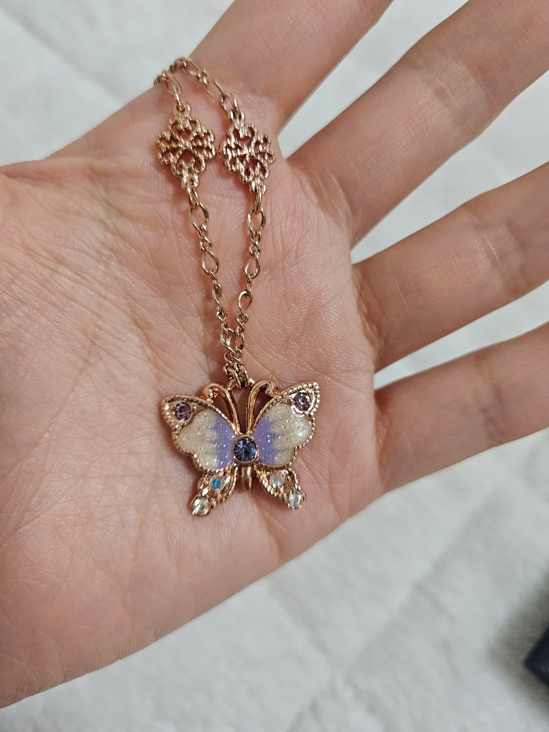 빈티지 안나수이 나비 목걸이 상품이미지4