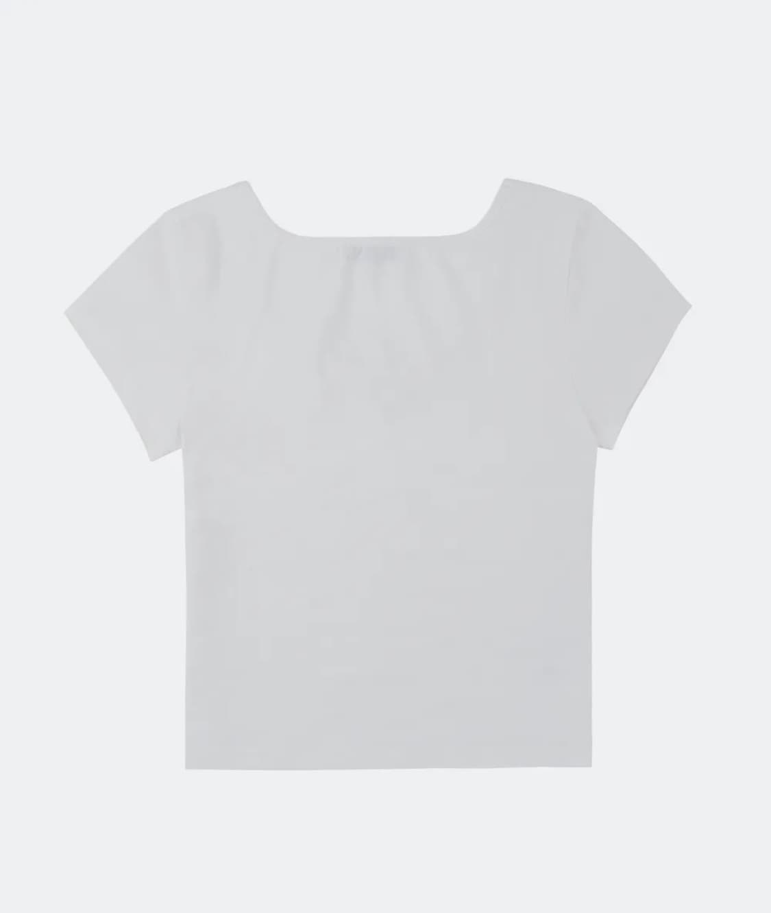 Fad 에프에이디 스퀘어넥 반팔 티셔츠 상품이미지5