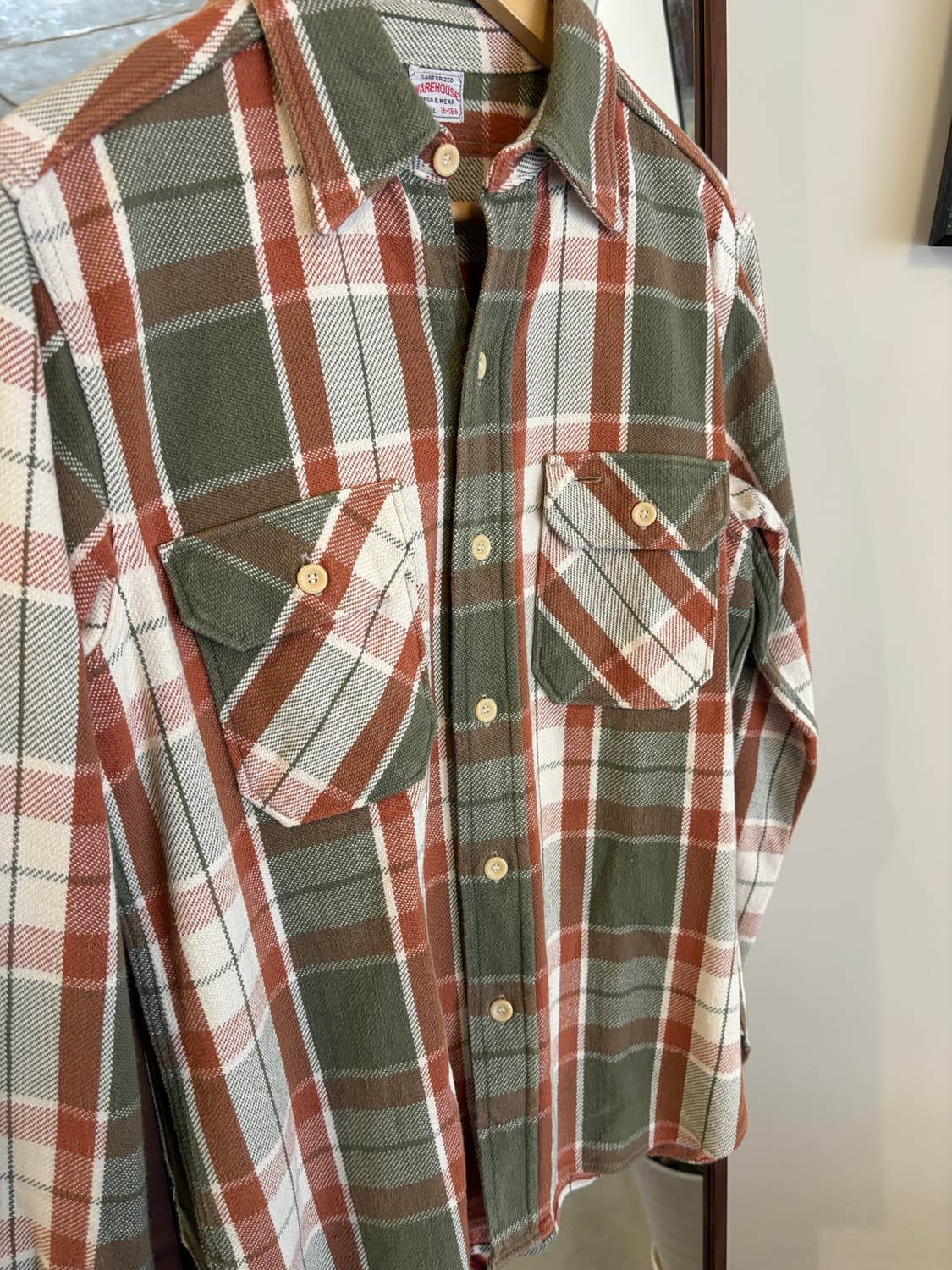 WAREHOUSE 웨어하우스 체크 플란넬셔츠 상품이미지4