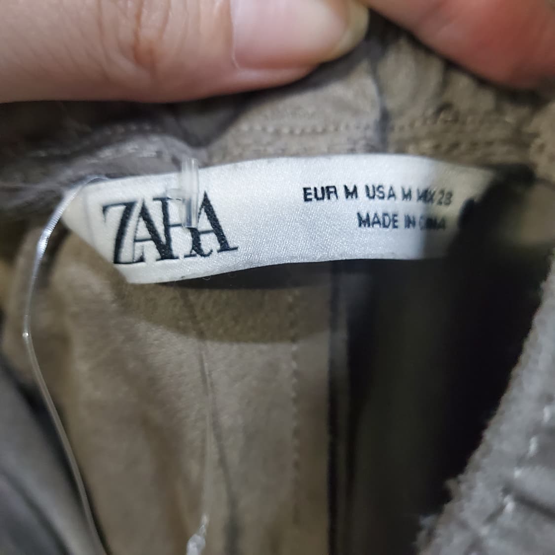 자라 에코 스웨이드 조거팬츠  상품이미지3