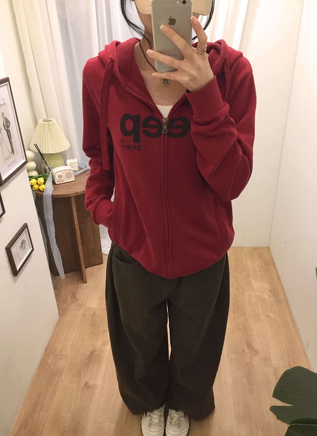 Women Jeep Hood Zipup 95~100 상품이미지2