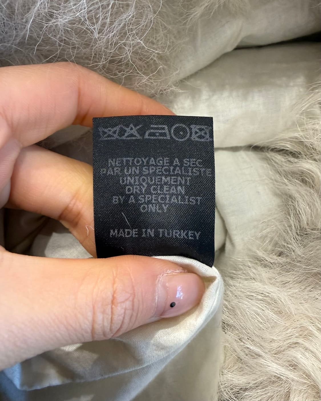 이자벨마랑 아이보리 램스킨 퍼 자켓  상품이미지9