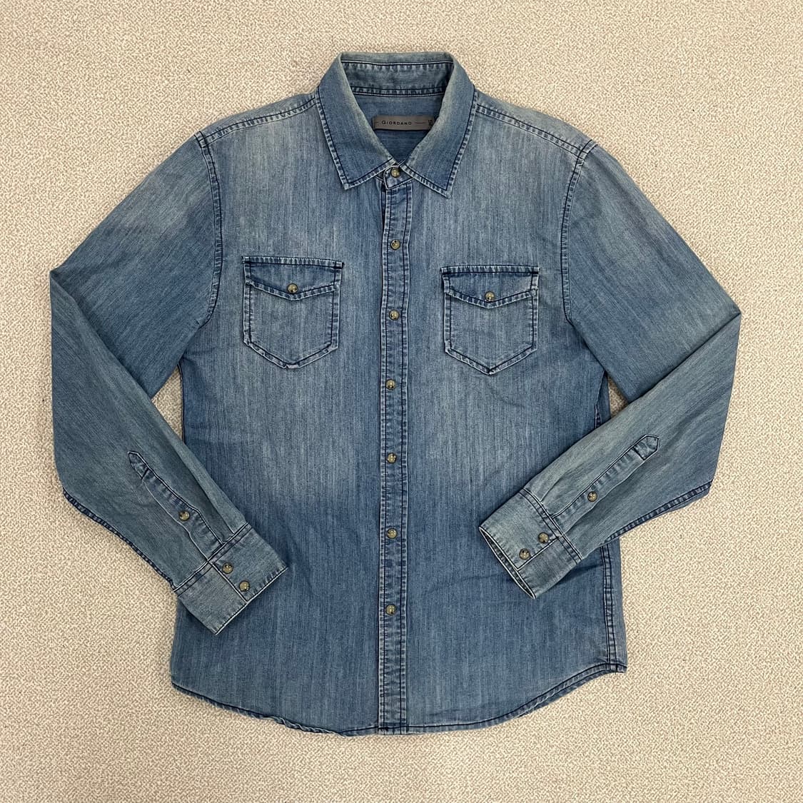 XL 지오다노 데님 웨스턴 셔츠 남방 0219M 상품이미지1