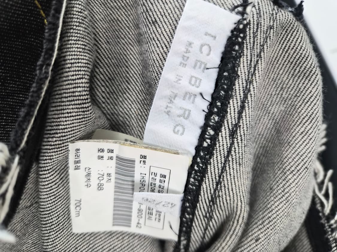 이태리제조정품 리미티드아이스버그 자수데님 상품이미지6