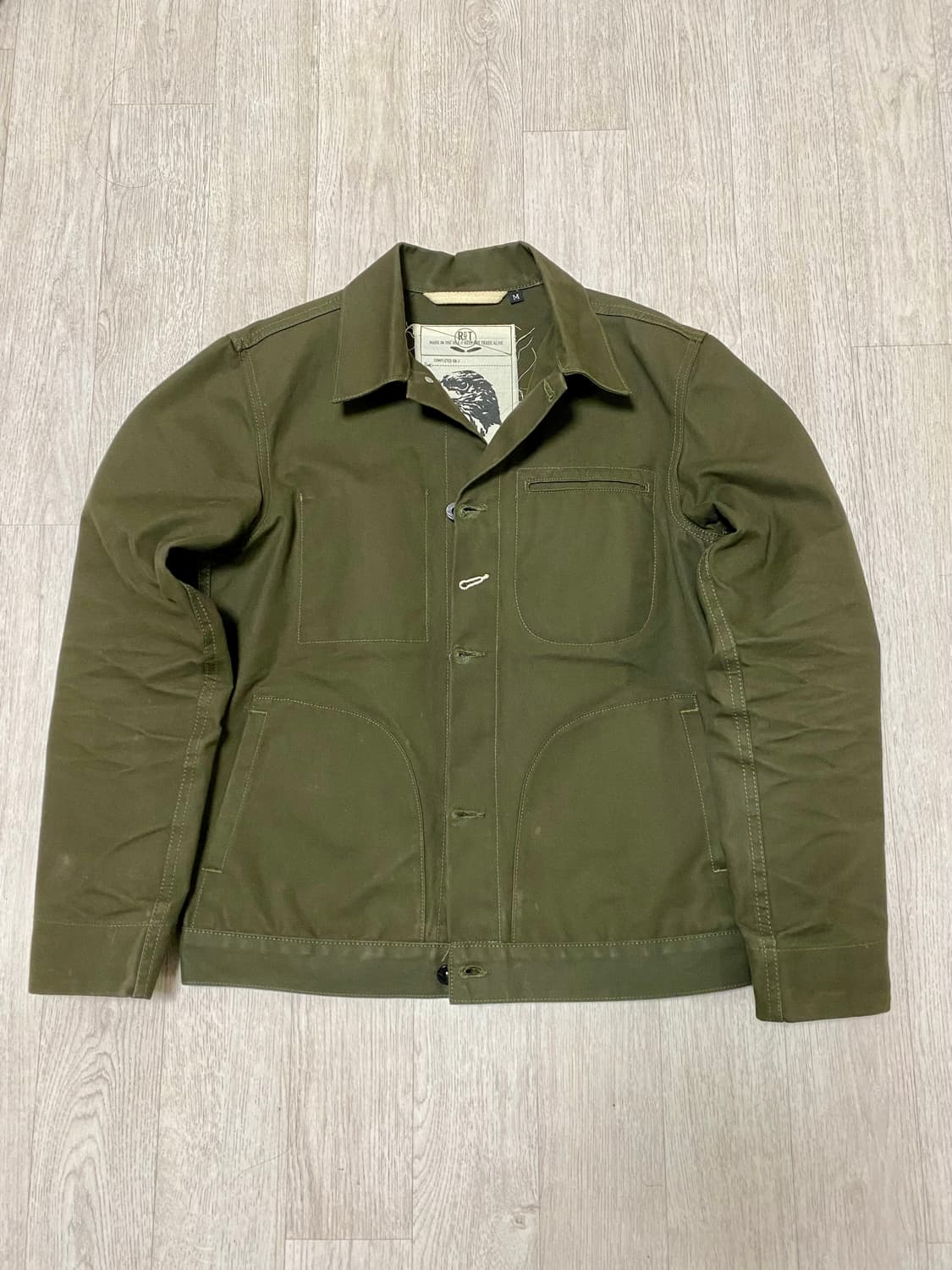 로그 테리토리 왁스 자켓 상품이미지1