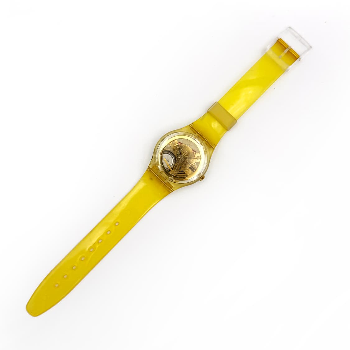 90년판) 빈티지 스와치 젠트 클리어 Golden jelly 상품이미지5