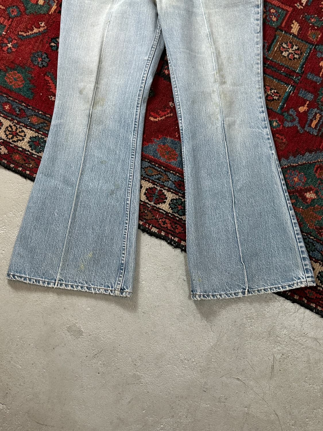 70's USA Made 빈티지 리바이스 684 벨바텀 부츠컷 데님 상품이미지7