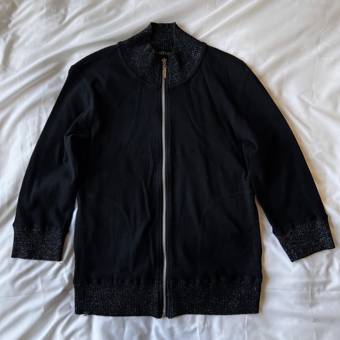 빈티지 7부 집업 가디건 상품이미지4