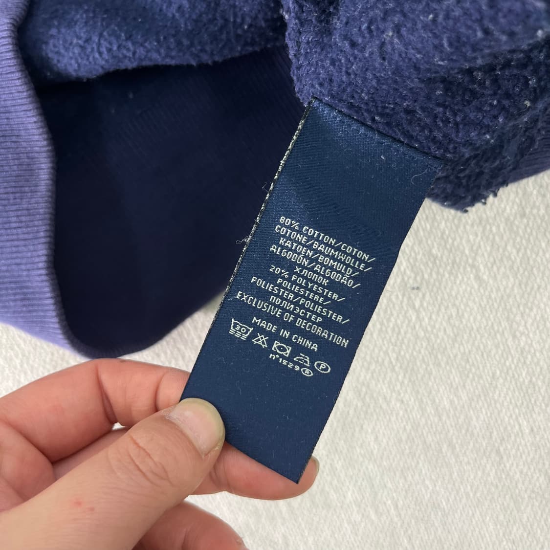 100 폴로랄프로렌 진스 자수로고 후드티 상품이미지6