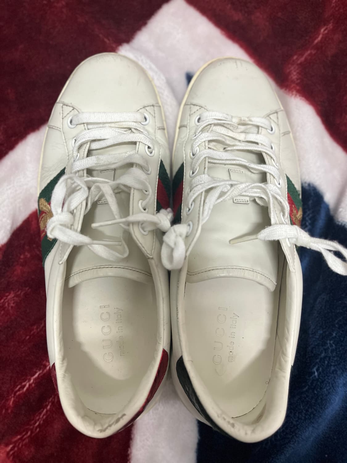 구찌 에이스 꿀벌 자수 스니커즈 270(41)  정품 상품이미지6