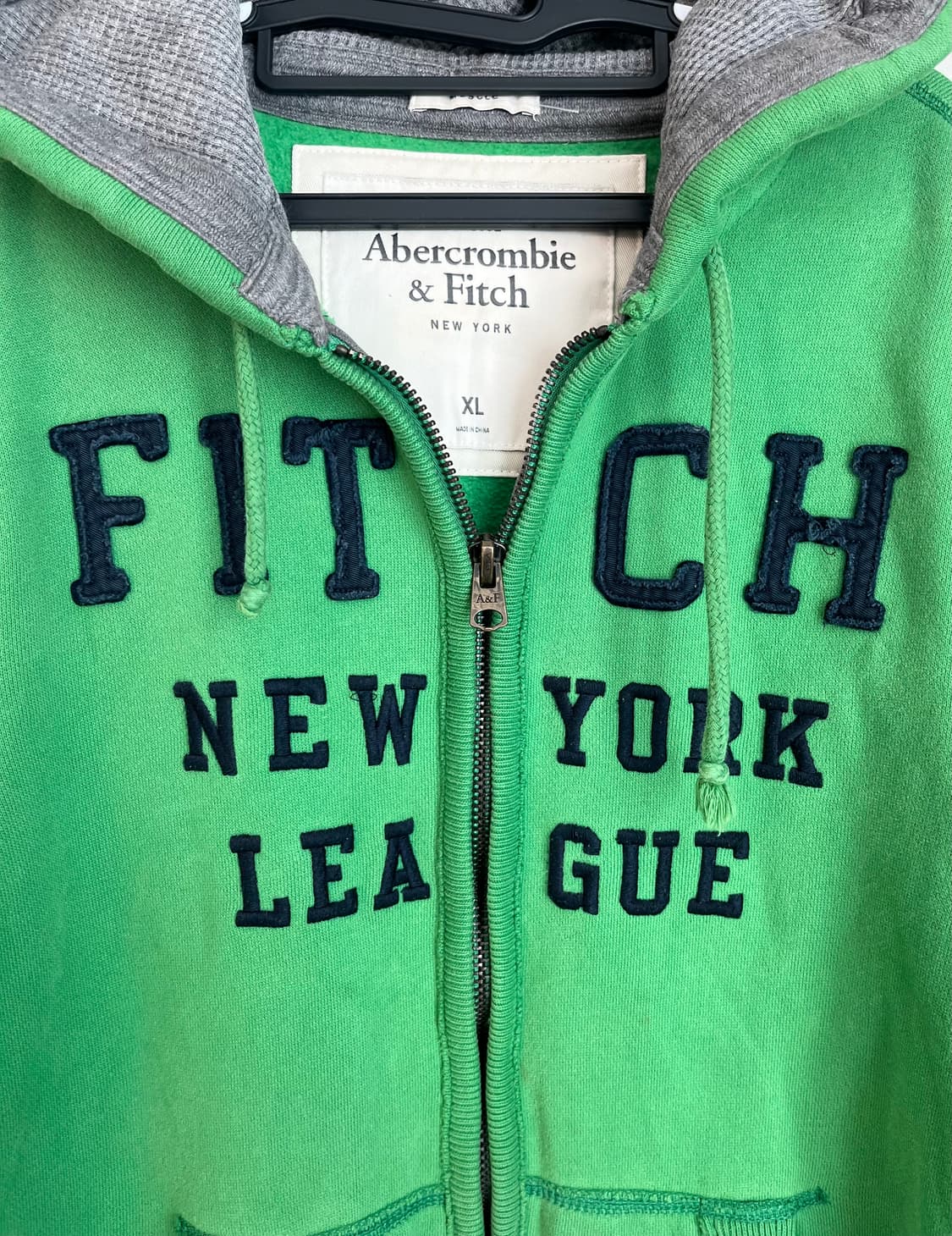민트급 아베크롬비 말차 후드집업 (XL)  상품이미지6