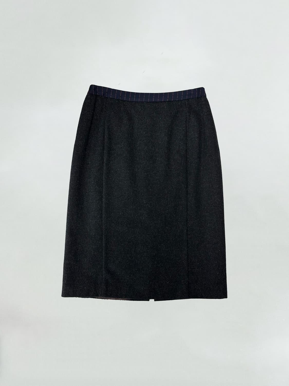 에트로 스펠 로고 울캐시미어 스커트 상품이미지1