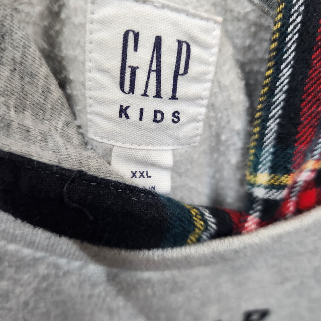 GAP 갭 후드티(모자체크) L 상품이미지5