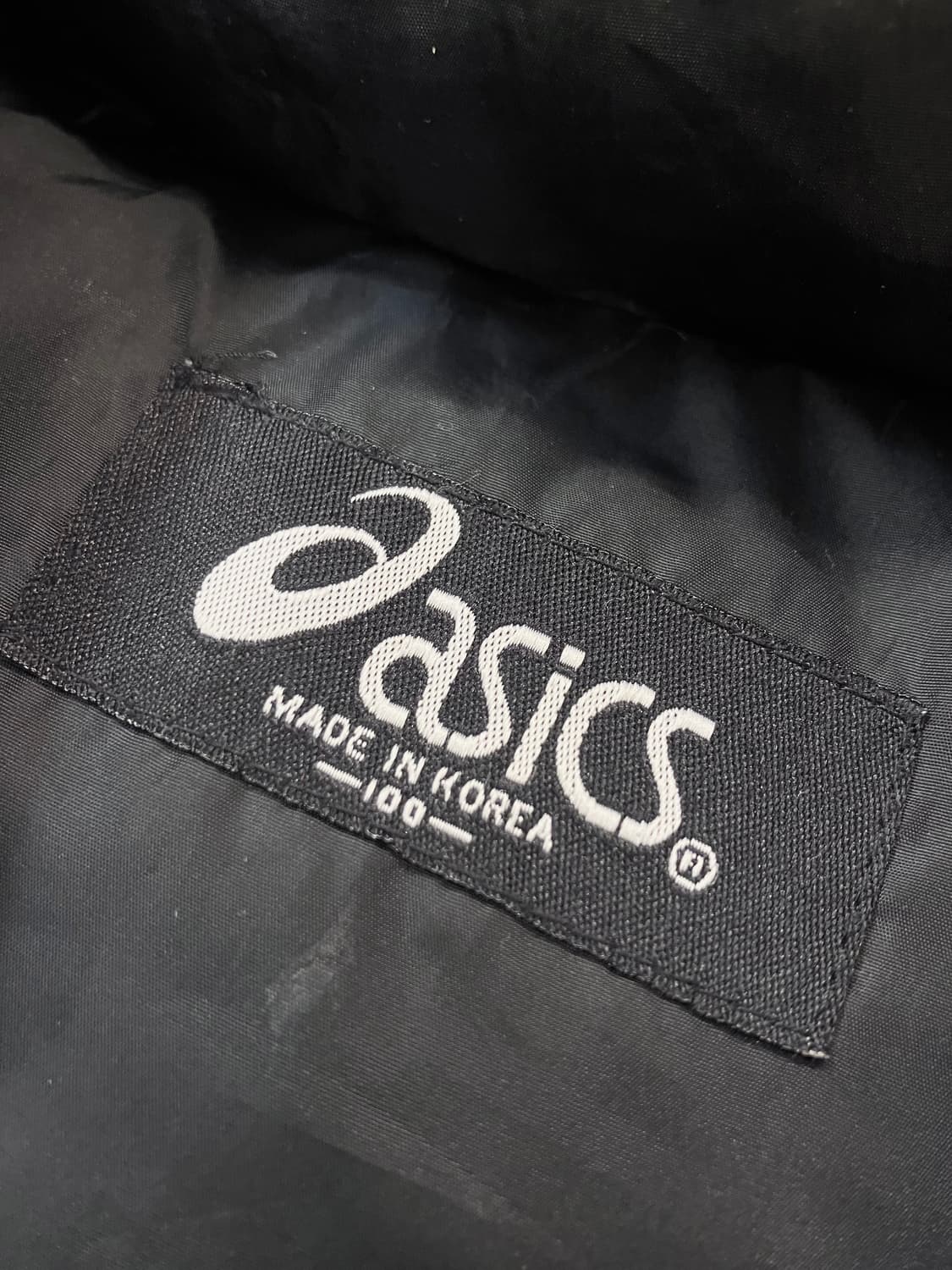 아식스 패딩 조끼 블랙 100 #csz2808 상품이미지5