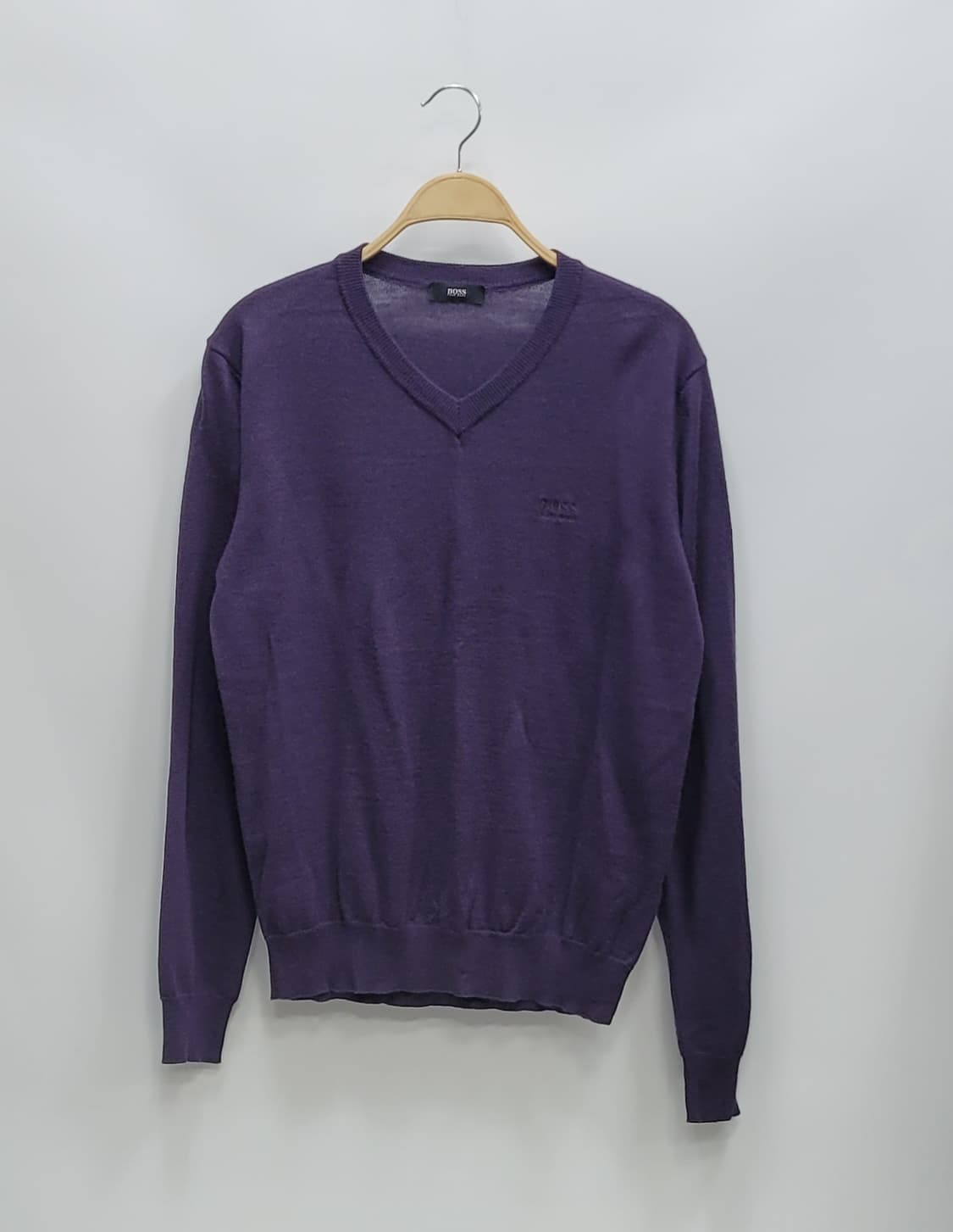 BOSS 휴고 보스 버진울 브이넥 니트/ 남 L 상품이미지1
