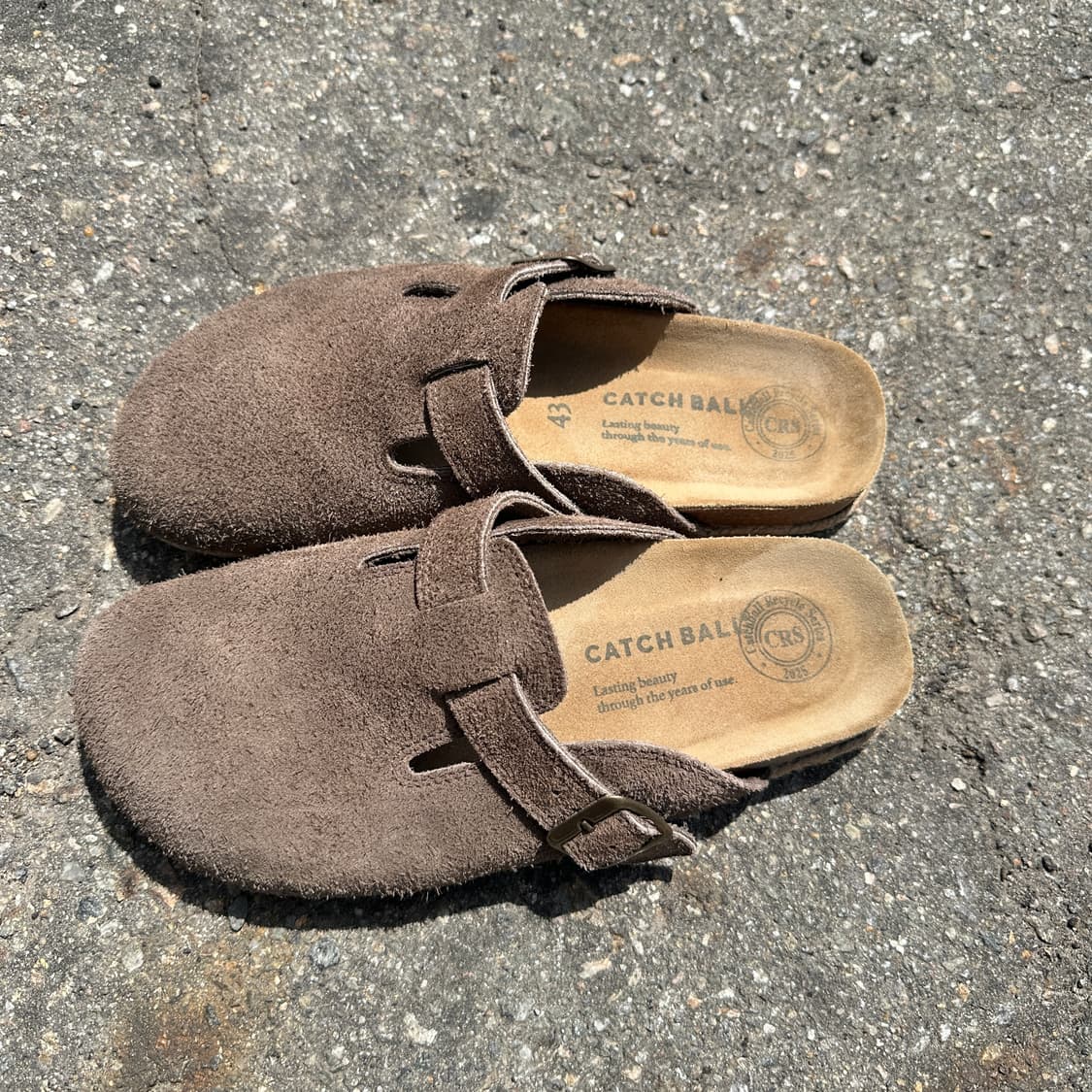 280 캐치볼 CS-01 SUEDE 클로그 뮬 슬리퍼 다크브라운 상품이미지2