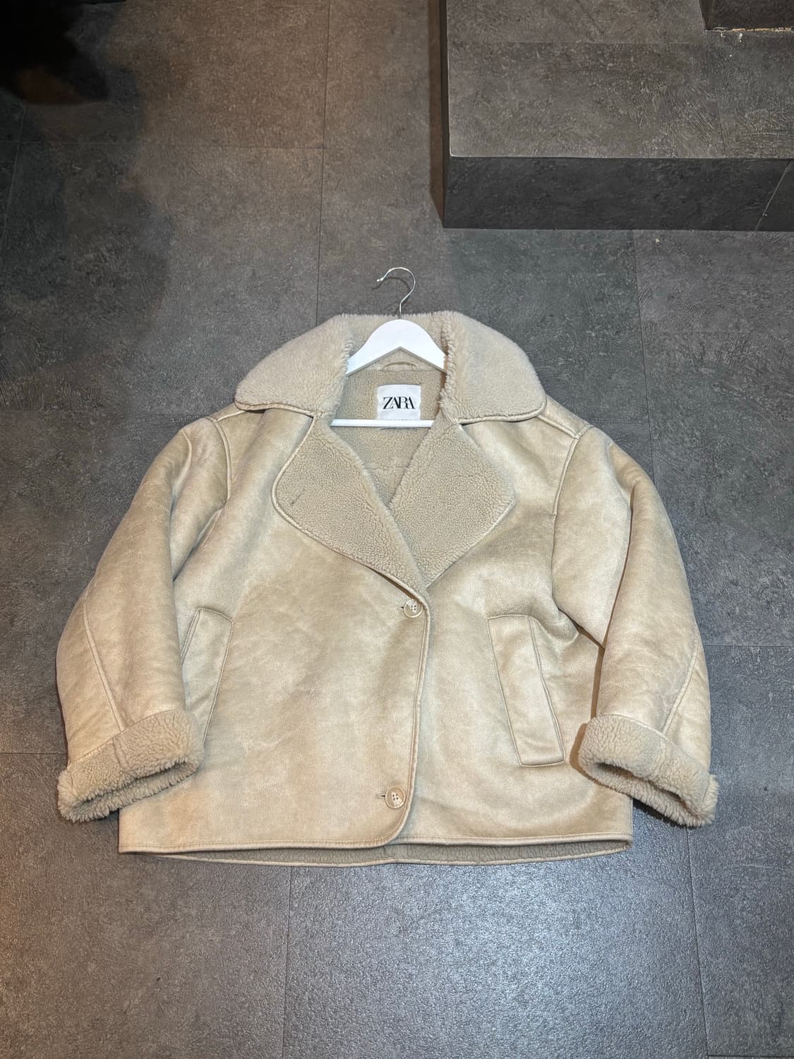 자라 무스탕 자켓 S 상품이미지2