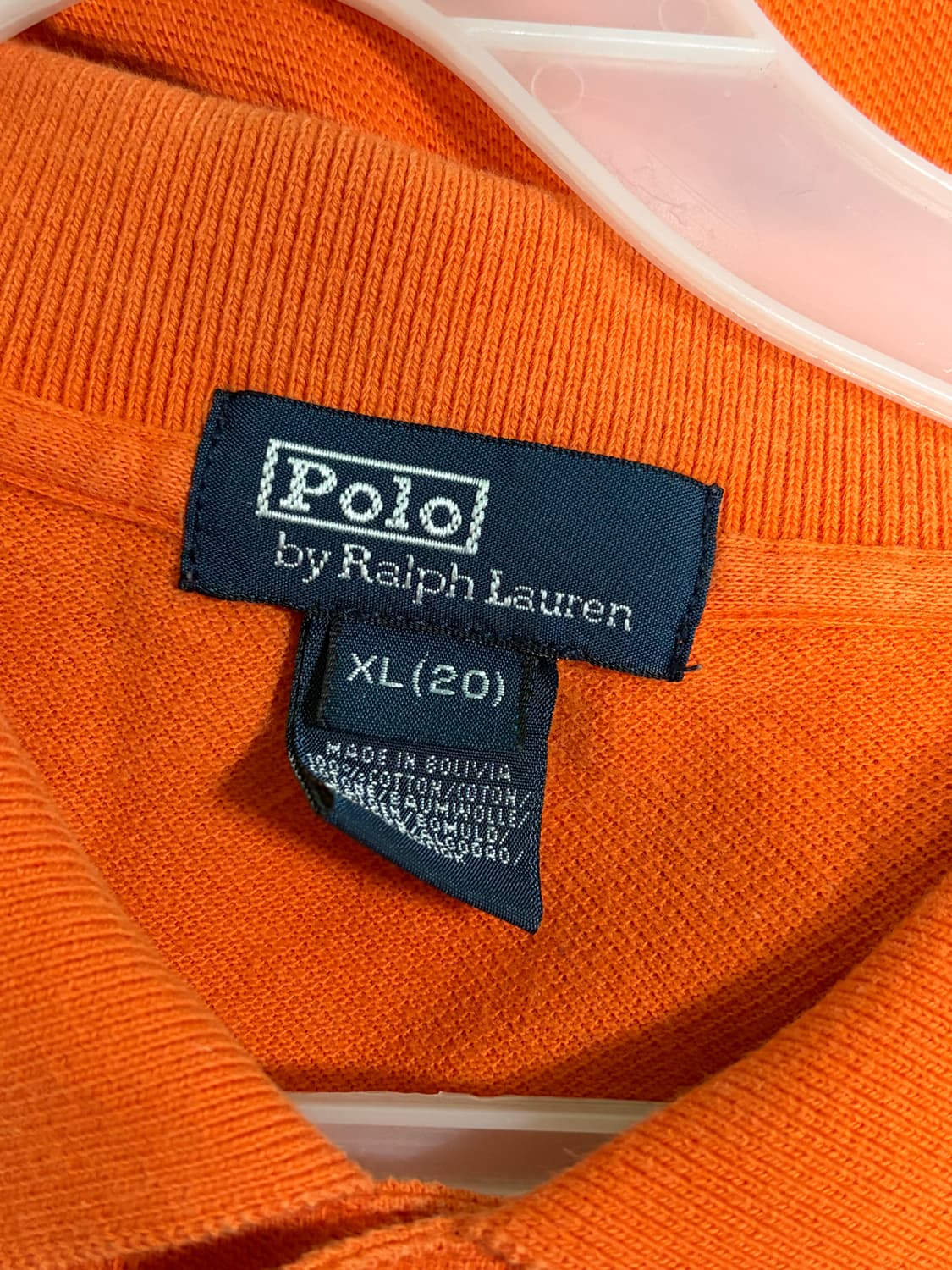 폴로 빅포니 치프키프 오렌지 반팔 카라 티셔츠 여성 XL 상품이미지9