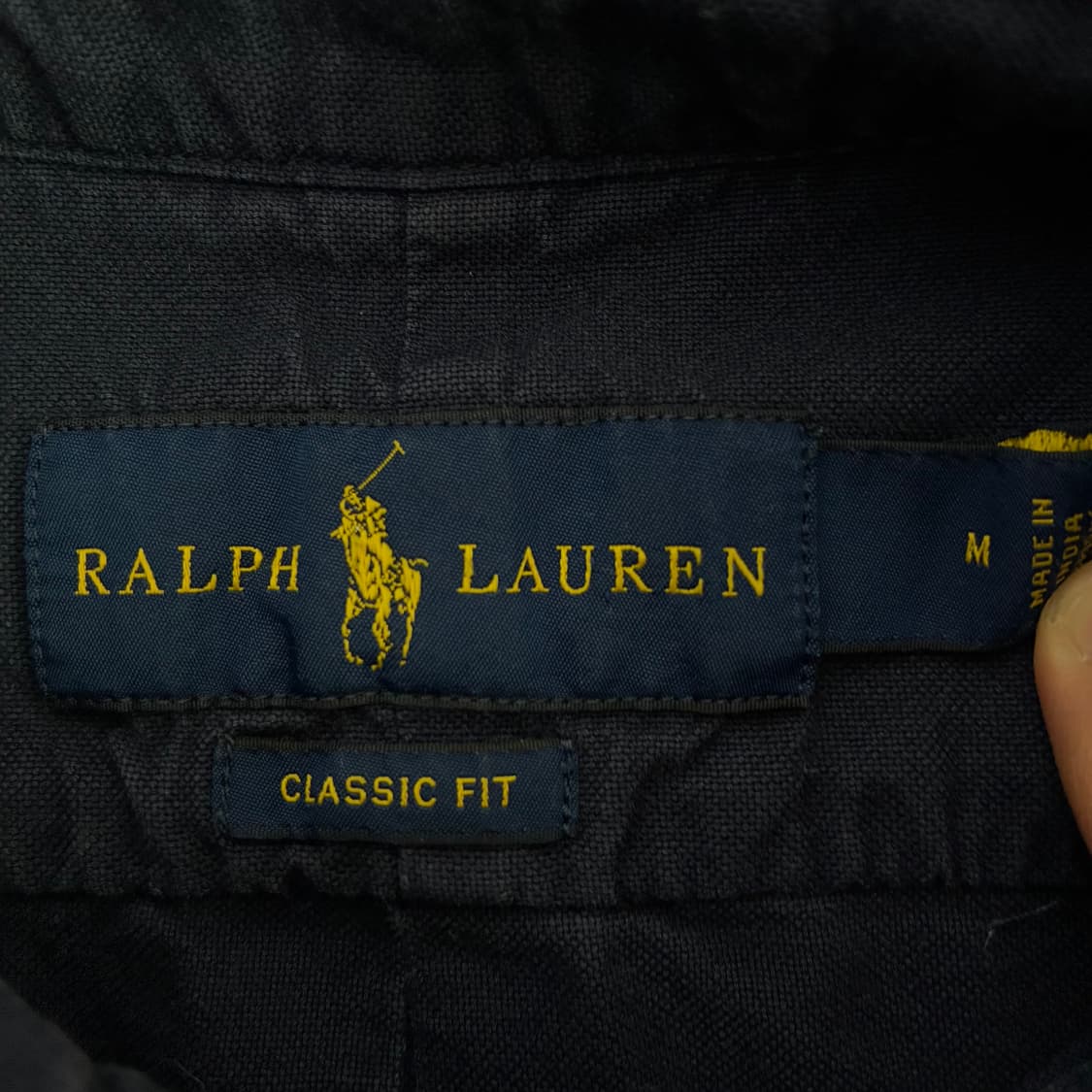 Polo  폴로 랄프로렌 자수 코튼 다크네이비 셔츠 상품이미지4
