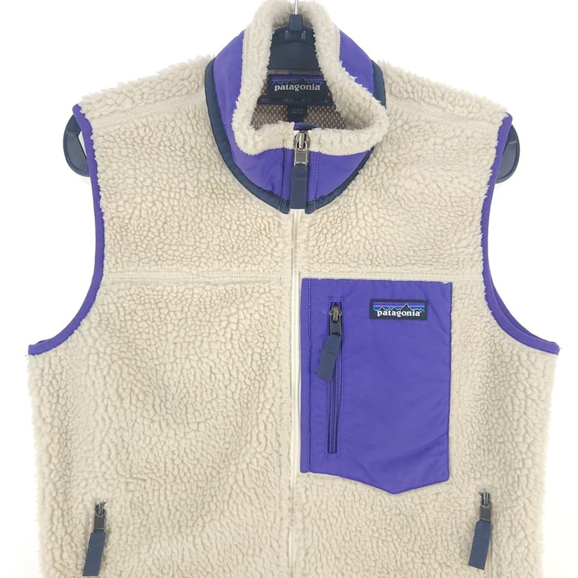 [여S]파타고니아 베이지 플리스 조끼[Y61-072] 상품이미지2