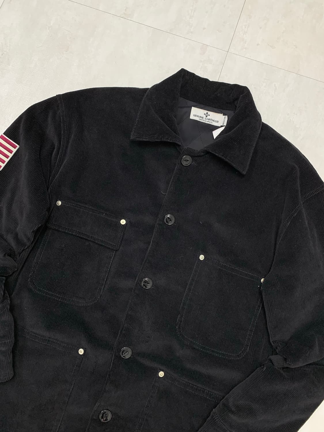 Saint pain 블랙 코듀로이 자켓 #142 상품이미지4