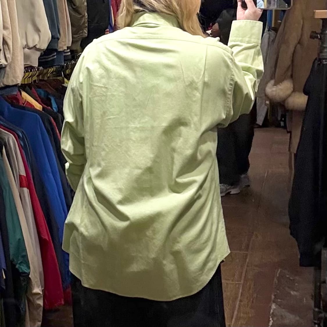 [HI] 폴로 랄프로렌 긴팔셔츠 옐로우 그린  상품이미지5