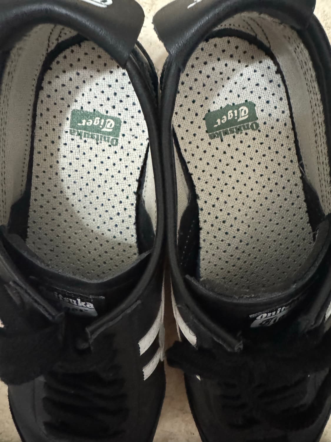 오니츠카 타이거 멕시코 66 블랙 화이트   상품이미지6