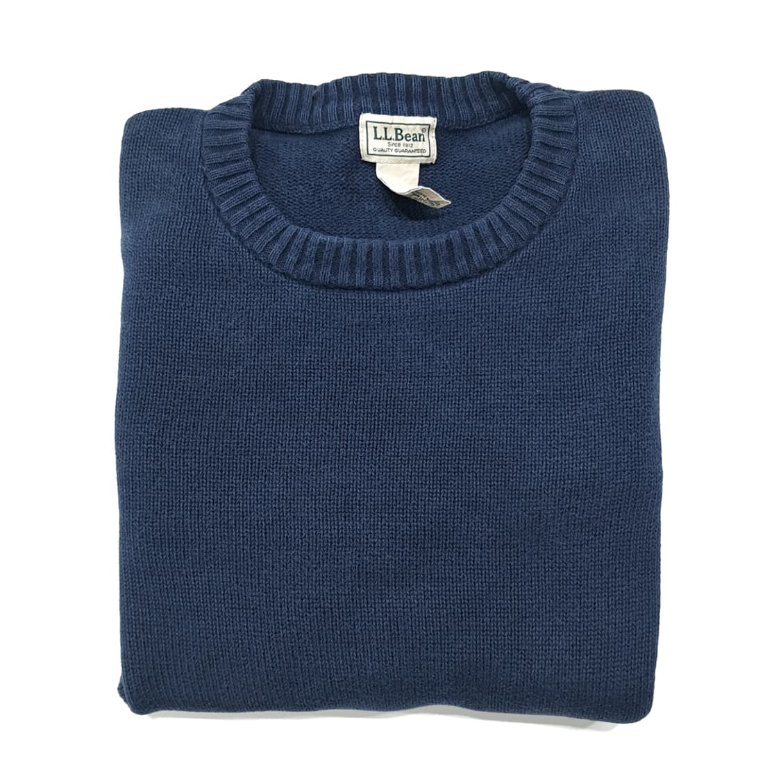 CL038 L 엘엘빈 캐시미어 블렌드 빈티지 네이비 라운드 니트 상품이미지7