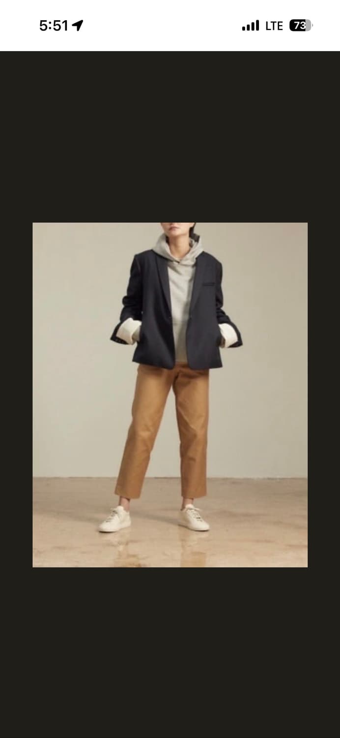 stardust 스타더스트 원버튼 울 자켓 상품이미지2