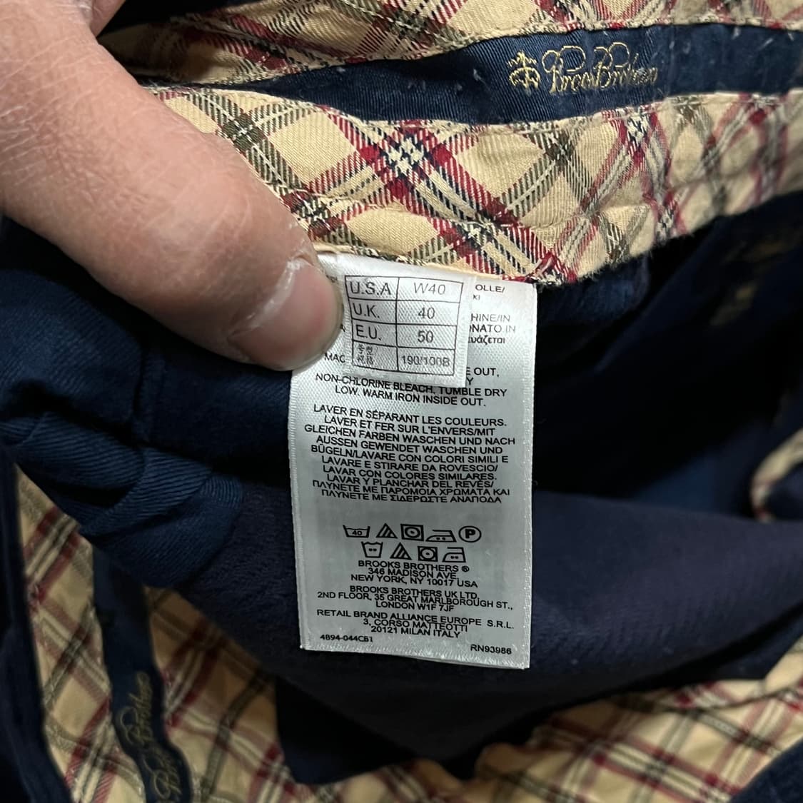  브룩스 브라더스 코듀로이 팬츠 y15265 상품이미지6