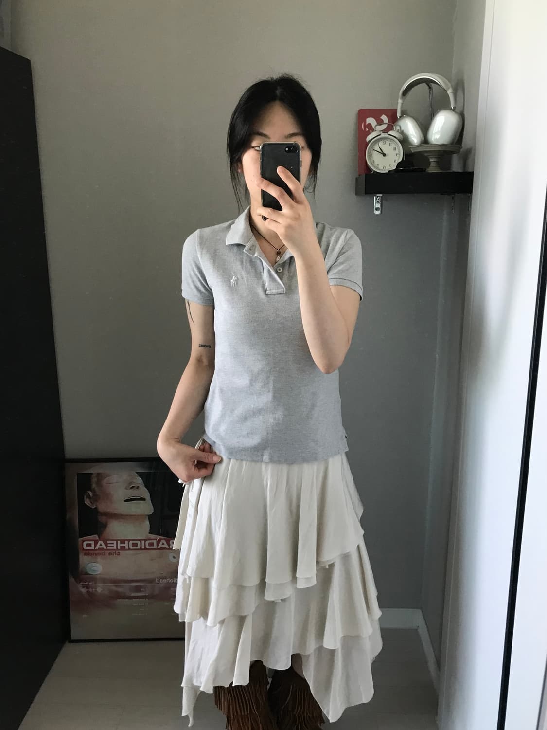 폴로 랄프로렌 포니로고 그레이 카라티 상품이미지1