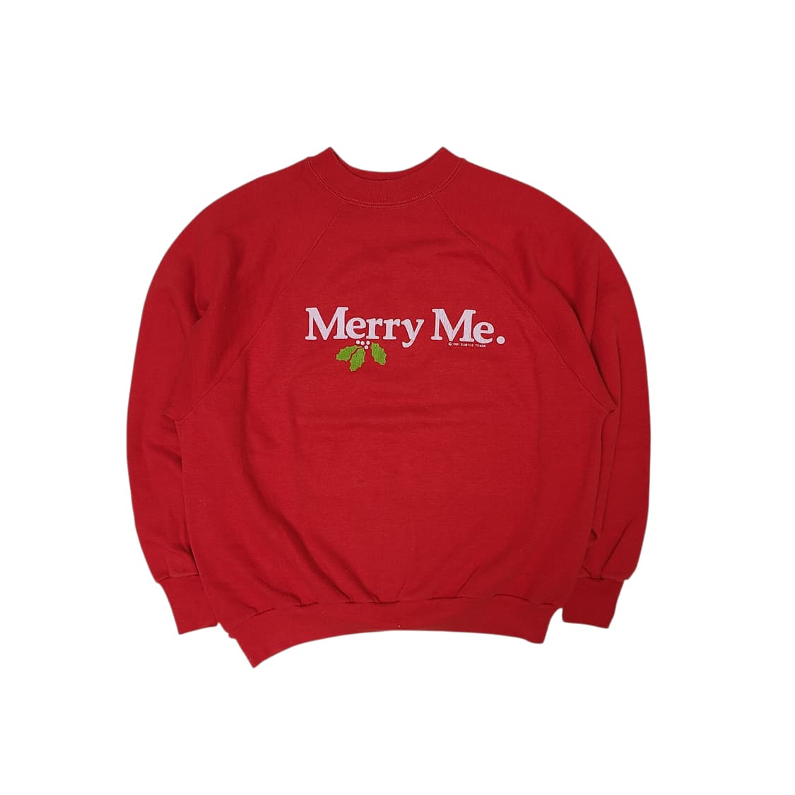 '80~'90s Sportswear Red Merry me 스웻셔츠 상품이미지2